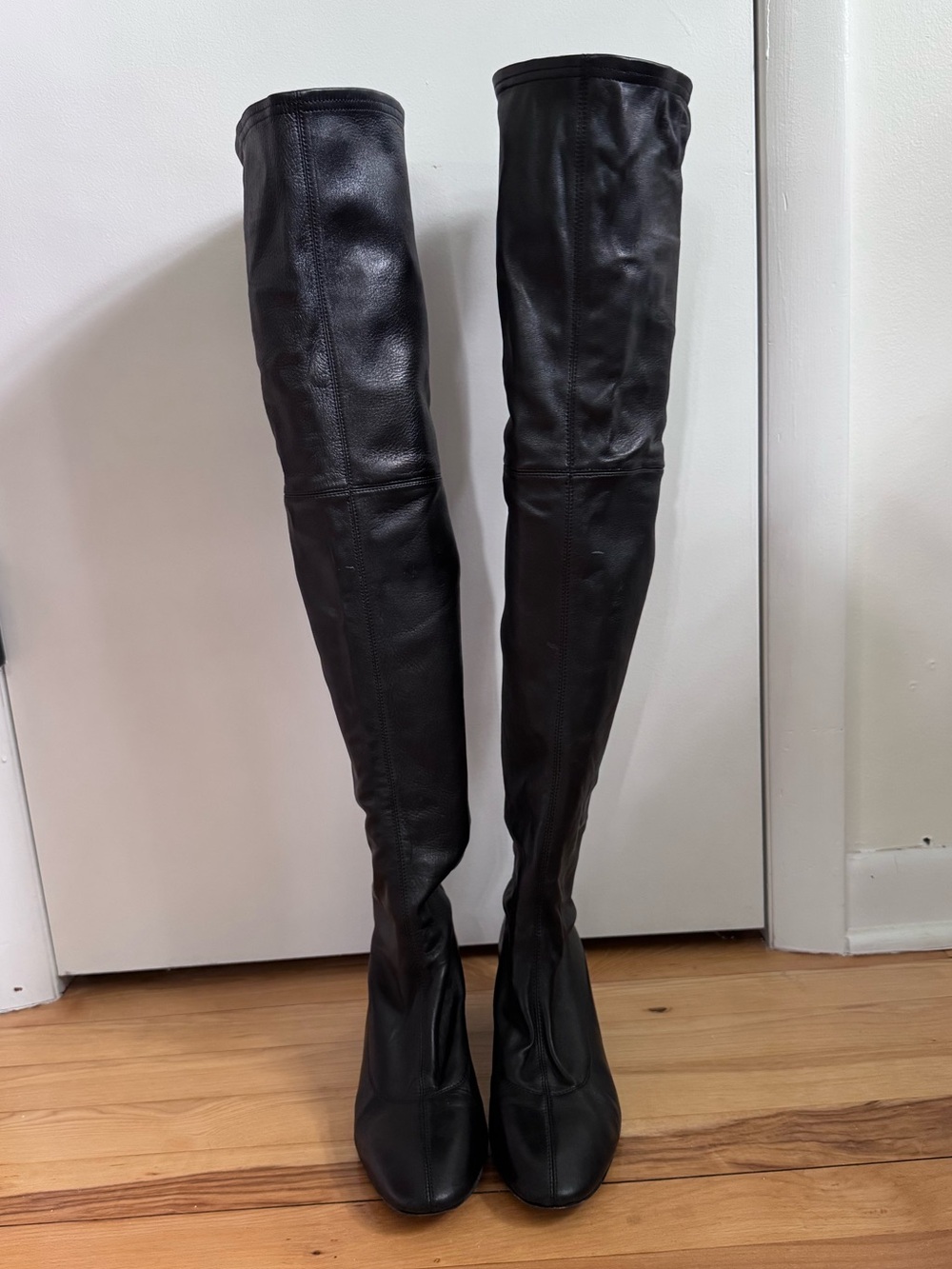 KHAITE Sedona Lambskin leather Over-The-Knee Boots size 9 - Picture 3 of 14